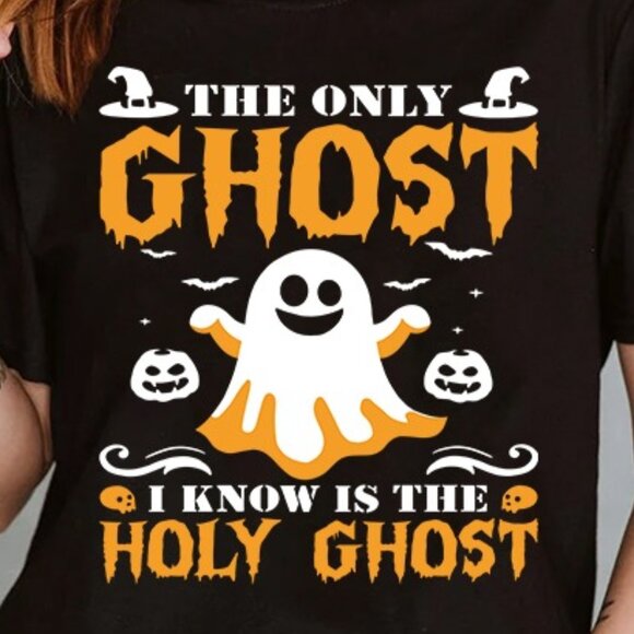 The Only Ghost I Know Is The Holy Ghost T-Shirt - Picture 2 of 5